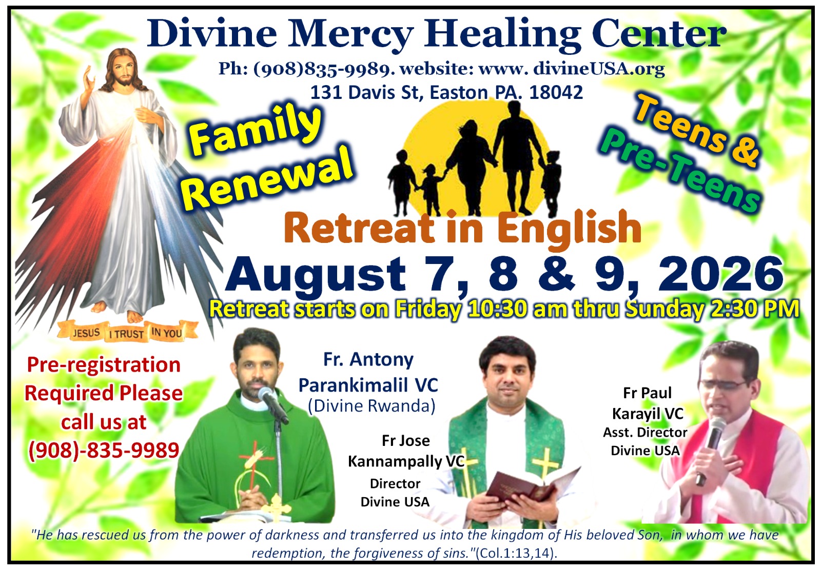 Divine NJ/PA/USA service flyer